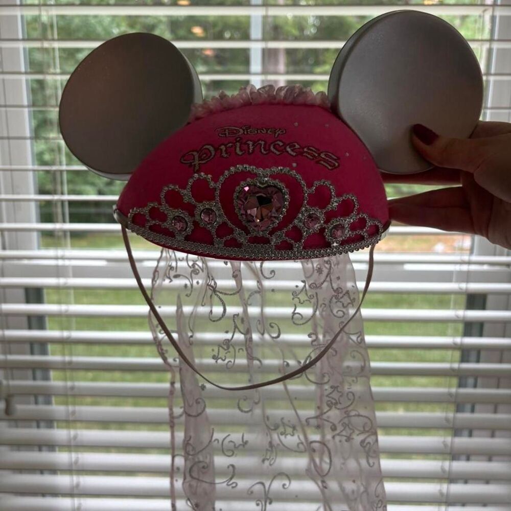 Disney Women's Pink and White Hair-accessories